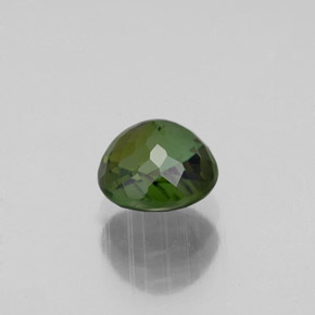 Tourmaline vert naturelle coupe roude, 1,05 ct, VS
