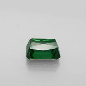 Tourmaline vert naturelle taille émeraude, 2,64 ct, VVS