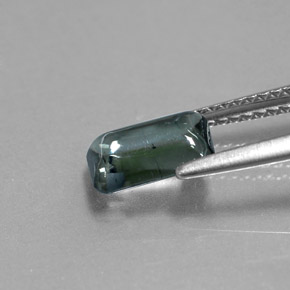 Tourmaline gris naturelle transparent, 1,37 ct, transparent / translucide