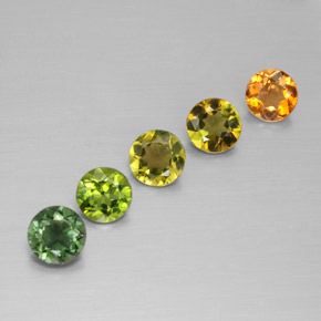 Achetez naturel ct multicolore tourmaline gems, coupe roude, en provenance mozambique chez gemselect. en stock, livraison internationale!