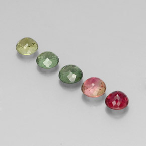 Achetez naturel ct multicolore tourmaline gems, coupe roude, en provenance mozambique chez gemselect. en stock, livraison internationale!