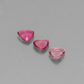 Achetez naturel ct rose tourmaline gems, trillion, en provenance mozambique chez gemselect. en stock, livraison internationale!