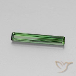 Tourmaline Vert moyen naturelle Octogone / coupe Émeraude, 1.96 ct, VVS-VS