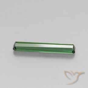Tourmaline Vert moyen naturelle Octogone / coupe Émeraude, 1.96 ct, VVS-VS