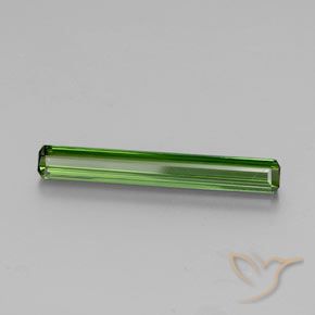 Tourmaline Vert naturelle Octogone / coupe Émeraude, 1.71 ct, VVS