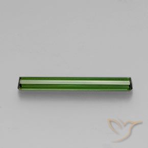 Tourmaline Vert naturelle Octogone / coupe Émeraude, 1.71 ct, VVS