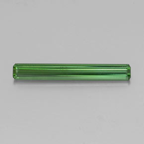 Tourmaline Vert naturelle Taille émeraude, 1.23 ct, VVS-VS