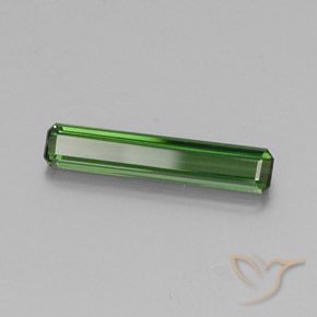 Tourmaline Vert naturelle Octogone / coupe Émeraude, 1.44 ct, VVS-VS