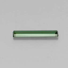 Tourmaline vert naturelle taille émeraude, 1,14 ct, VS