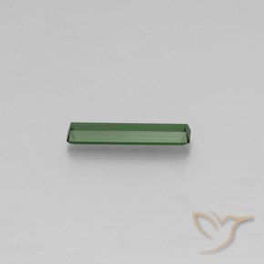 Tourmaline Vert moyen naturelle Octogone / coupe Émeraude, 1.36 ct, VVS-VS