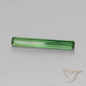Tourmaline Vert moyen naturelle Octogone / coupe Émeraude, 1.44 ct, VVS-VS