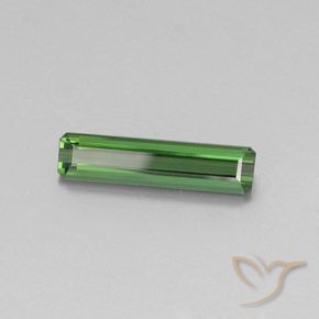 Tourmaline Vert moyen naturelle Octogone / coupe Émeraude, 1.96 ct, VVS-VS