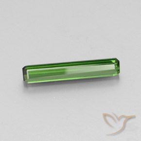 Tourmaline Vert naturelle Octogone / coupe Émeraude, 1.43 ct, VVS-VS