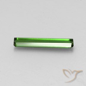 Tourmaline Vert naturelle Octogone / coupe Émeraude, 1.43 ct, VVS-VS