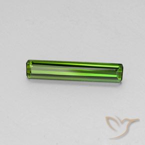 Tourmaline Vert naturelle Octogone / coupe Émeraude, 1.49 ct, VS
