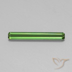 1.50ct Naturel Vert Tourmaline, Taille émeraude, VS