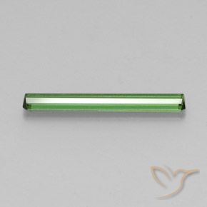 Tourmaline Vert naturelle Octogone / coupe Émeraude, 1.50 ct, VS