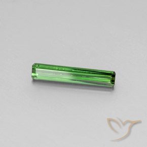 Tourmaline Vert naturelle Octogone / coupe Émeraude, 1.51 ct, VS