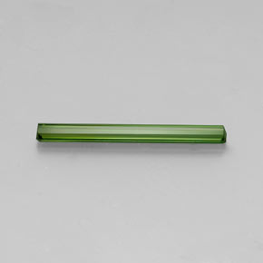 Tourmaline vert naturelle taille émeraude, 1,75 ct, VVS-VS