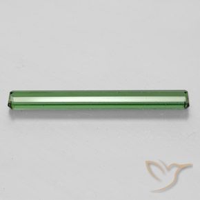 Tourmaline Vert moyen naturelle Octogone / coupe Émeraude, 1.57 ct, VVS-VS