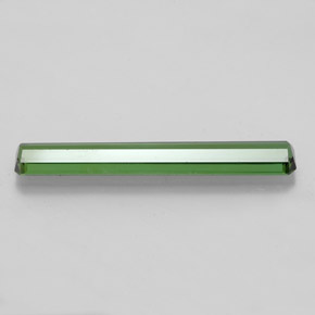 Tourmaline vert naturelle taille émeraude, 1,51 ct, VS