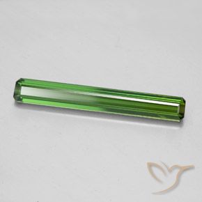 Tourmaline Vert naturelle Octogone / coupe Émeraude, 1.79 ct, VVS-VS