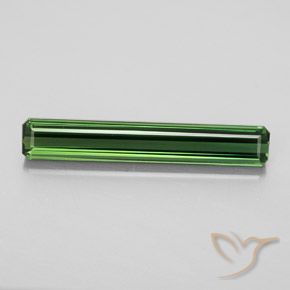 2.41ct Naturel Vert terreux Tourmaline, Taille émeraude, VVS-VS