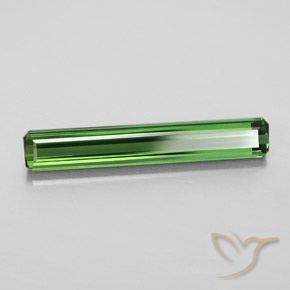 Tourmaline Vert terreux naturelle Octogone / coupe Émeraude, 2.41 ct, VVS-VS