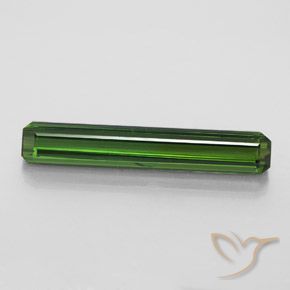 2.84ct Naturel Vert terreux Tourmaline, Taille émeraude, VS