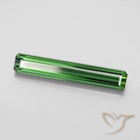 Tourmaline Vert naturelle Octogone / coupe Émeraude, 2.00 ct, VVS-VS