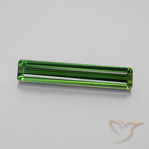 2.68ct Naturel Vert terreux Tourmaline, Taille émeraude, VVS