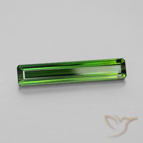 Tourmaline Vert terreux naturelle Octogone / coupe Émeraude, 2.68 ct, VVS