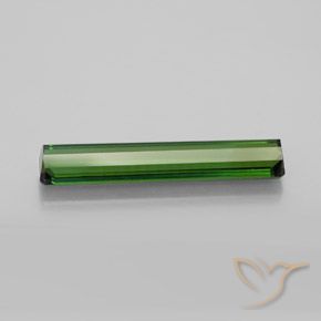 Tourmaline Vert terreux naturelle Octogone / coupe Émeraude, 2.68 ct, VVS