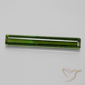 3.44ct Naturel Vert foncé Tourmaline, Taille émeraude, SI