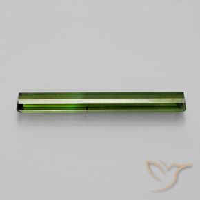Tourmaline Vert foncé naturelle Octogone / coupe Émeraude, 3.44 ct, SI