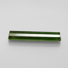 Tourmaline vert naturelle taille émeraude, 3,12 ct, VVS-VS