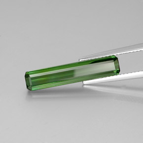 Tourmaline Vert naturelle Taille émeraude, 3.06 ct, VVS-VS