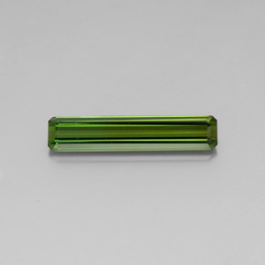 Tourmaline vert naturelle taille émeraude, 3,01 ct, VVS-VS