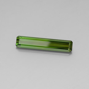 Tourmaline vert naturelle taille émeraude, 3,01 ct, VVS-VS