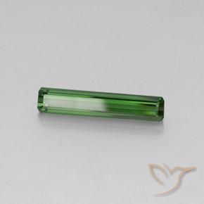 Tourmaline Vert naturelle Octogone / coupe Émeraude, 3.08 ct, VVS-VS
