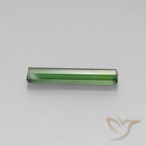 Tourmaline Vert naturelle Octogone / coupe Émeraude, 3.08 ct, VVS-VS