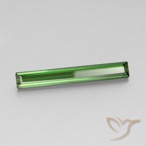 Tourmaline Vert moyen naturelle Octogone / coupe Émeraude, 3.10 ct, VS