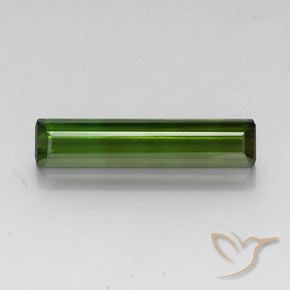 3.52ct Naturel Vert foncé Tourmaline, Taille émeraude, VVS-VS