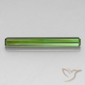 3.42ct Naturel Vert foncé Tourmaline, Taille émeraude, VVS-VS
