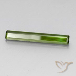 Tourmaline Vert foncé naturelle Octogone / coupe Émeraude, 3.08 ct, VS-SI