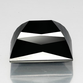 Tourmaline noir naturelle baguette, 39,02 ct, opaque