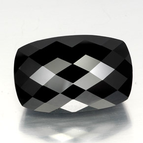 Tourmaline Schorl naturelle Coupe coussin, 40.56 ct, Opaque