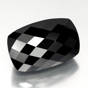 Tourmaline Schorl naturelle Coupe coussin, 40.56 ct, Opaque