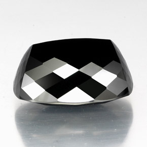 Tourmaline Schorl naturelle Coupe coussin, 40.56 ct, Opaque