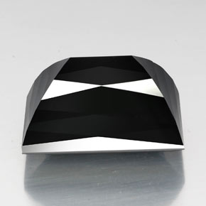 Tourmaline noir naturelle baguette, 59,02 ct, opaque